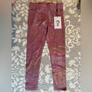 Zyia Active - Pink Metallic Leggings